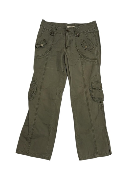 Etam Weekend Pants - Vintage Y2K green cargo pants